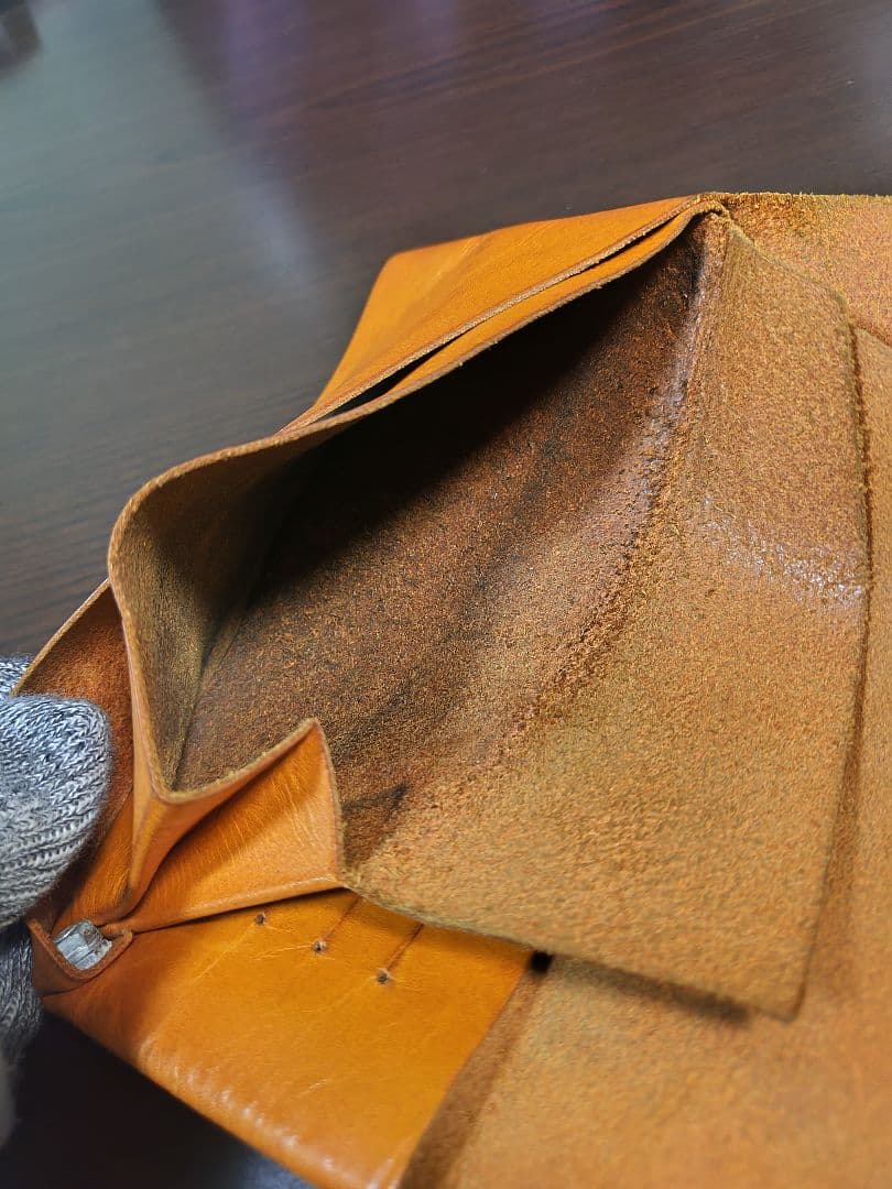 週末限定値下げ 所作 ロングウォレット 長財布 キャメル 定価25000円