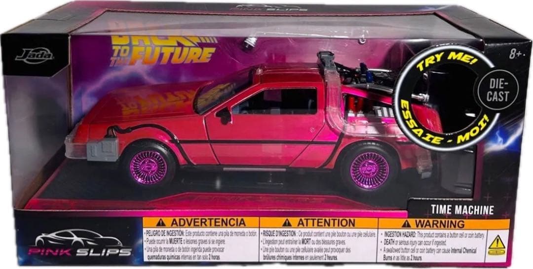 pink slips バックトゥーザフューチャー デロリアン　ピンク