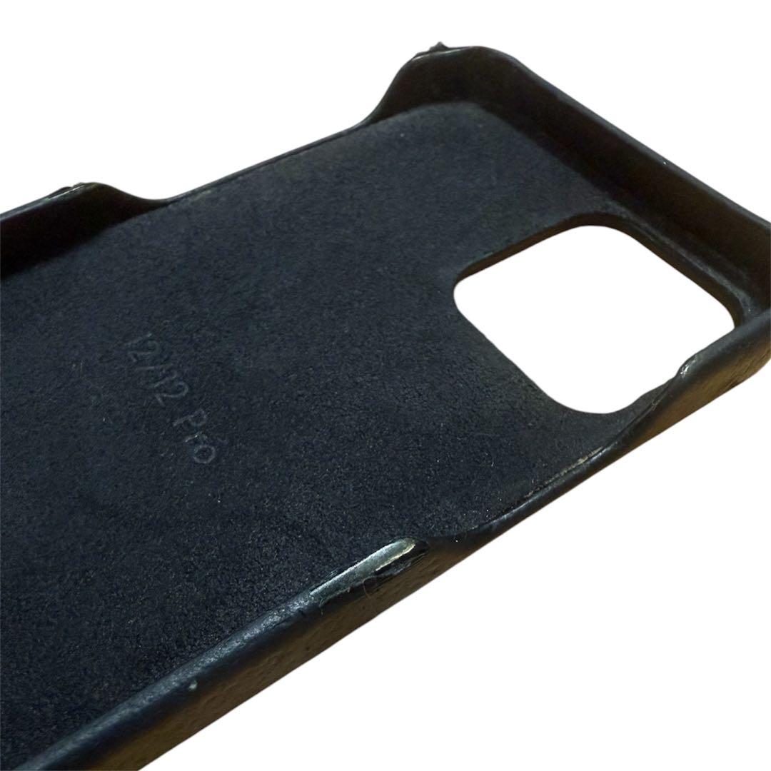 ルイヴィトン iPhone12proケース モノグラム黒　箱付