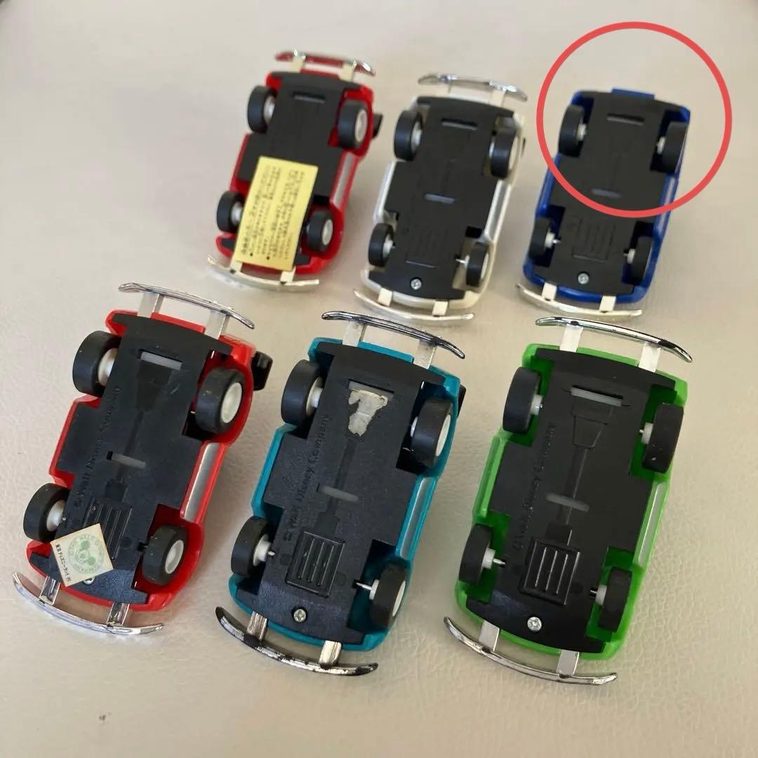 ディズニーランド　グランドサーキット　プルバックカー　6台