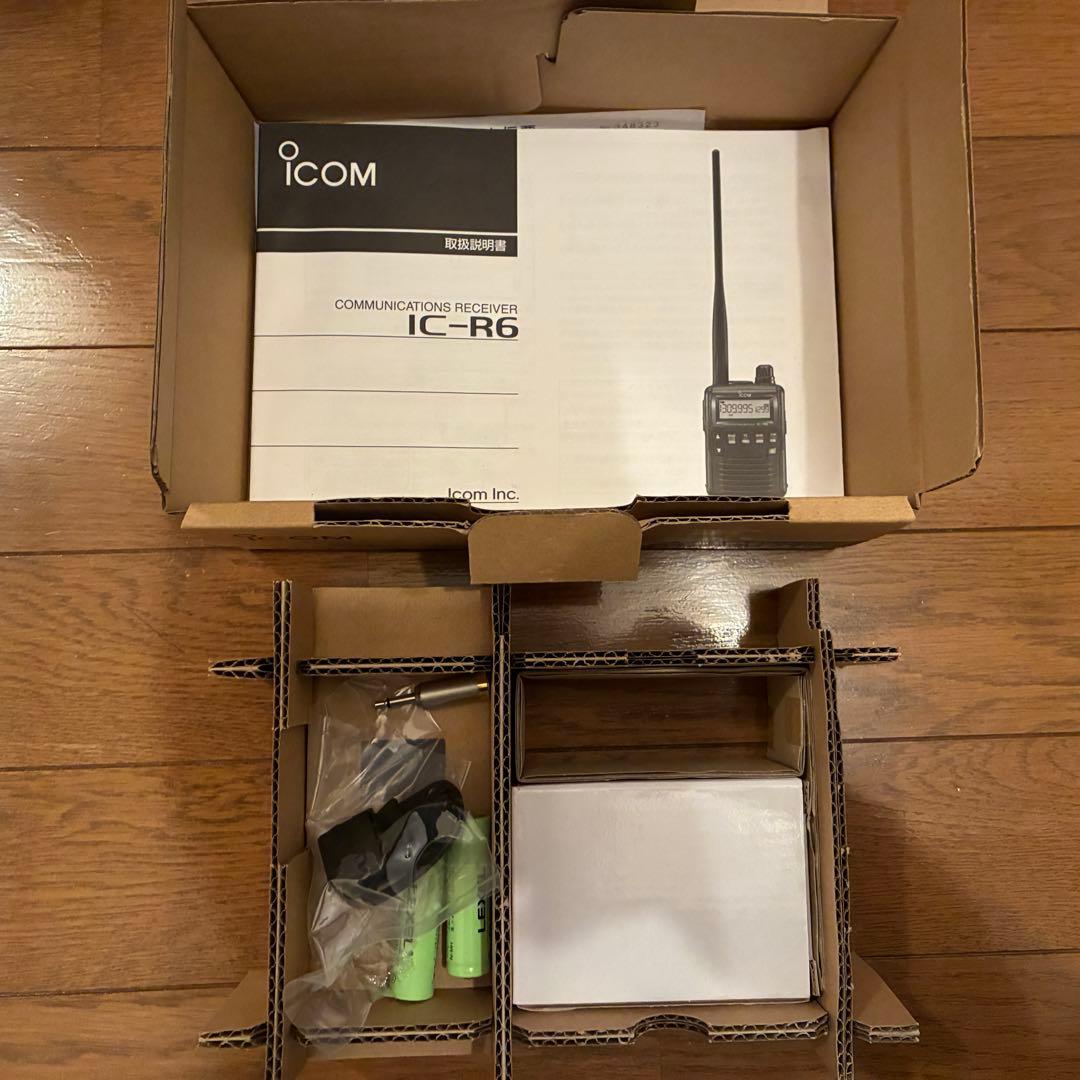 【完品】ICOM IC-R6 ハンディ受信機