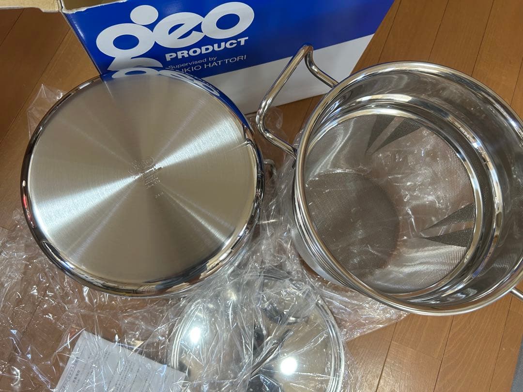 宮崎製作所GEO-21Pジオプロダクトパスタポット21cm新品未使用