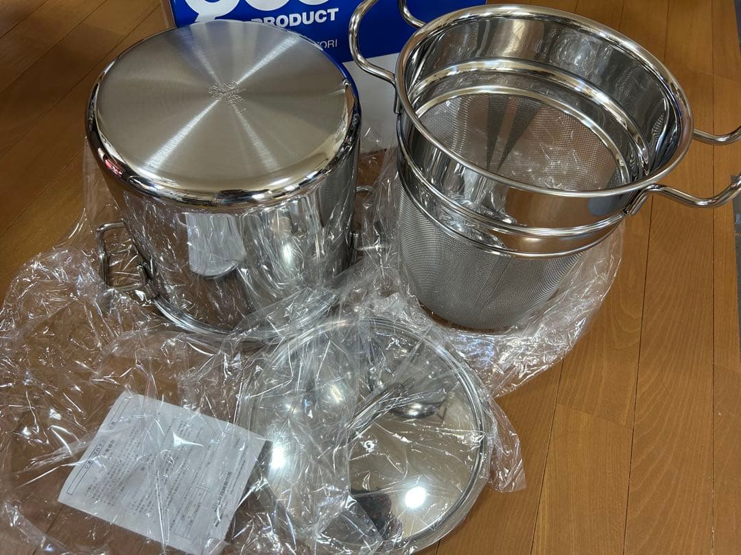 宮崎製作所GEO-21Pジオプロダクトパスタポット21cm新品未使用