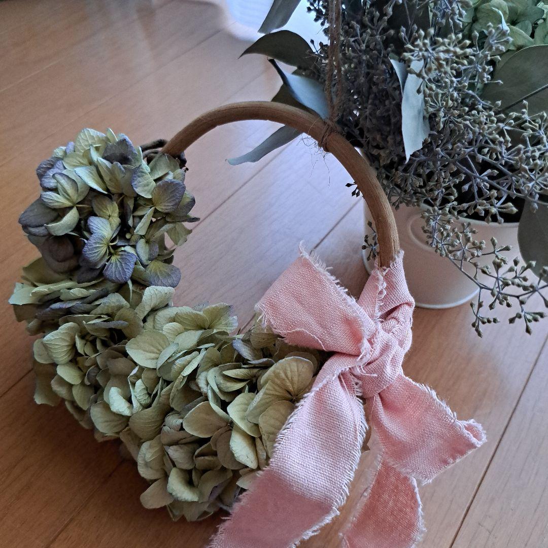 ドライフラワー　ハーフリース