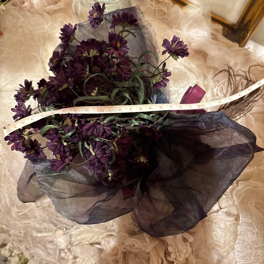 絹布花束　結婚式　手捧花　花飾り