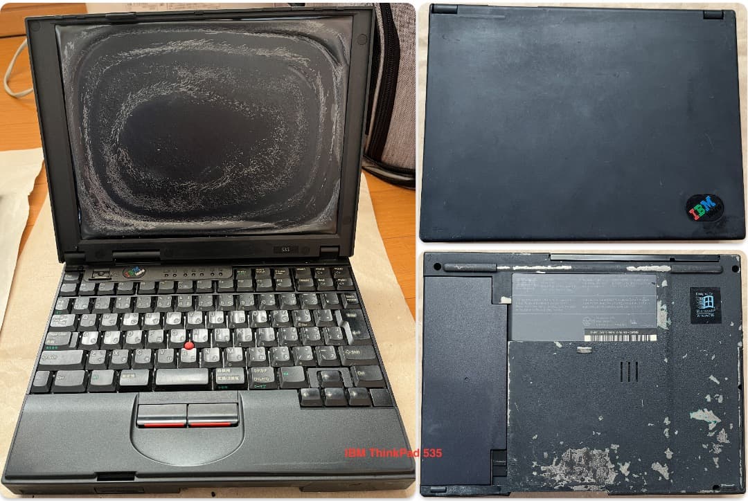 【ジャンク6台セット】IBM ThinkPad X61/X21/R31/535他