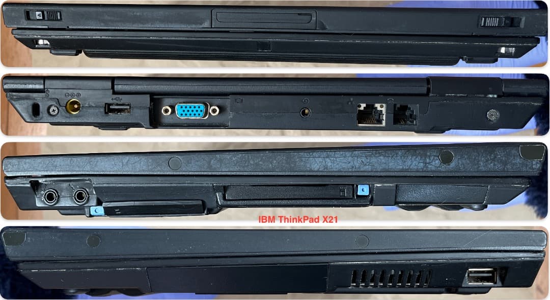 【ジャンク6台セット】IBM ThinkPad X61/X21/R31/535他