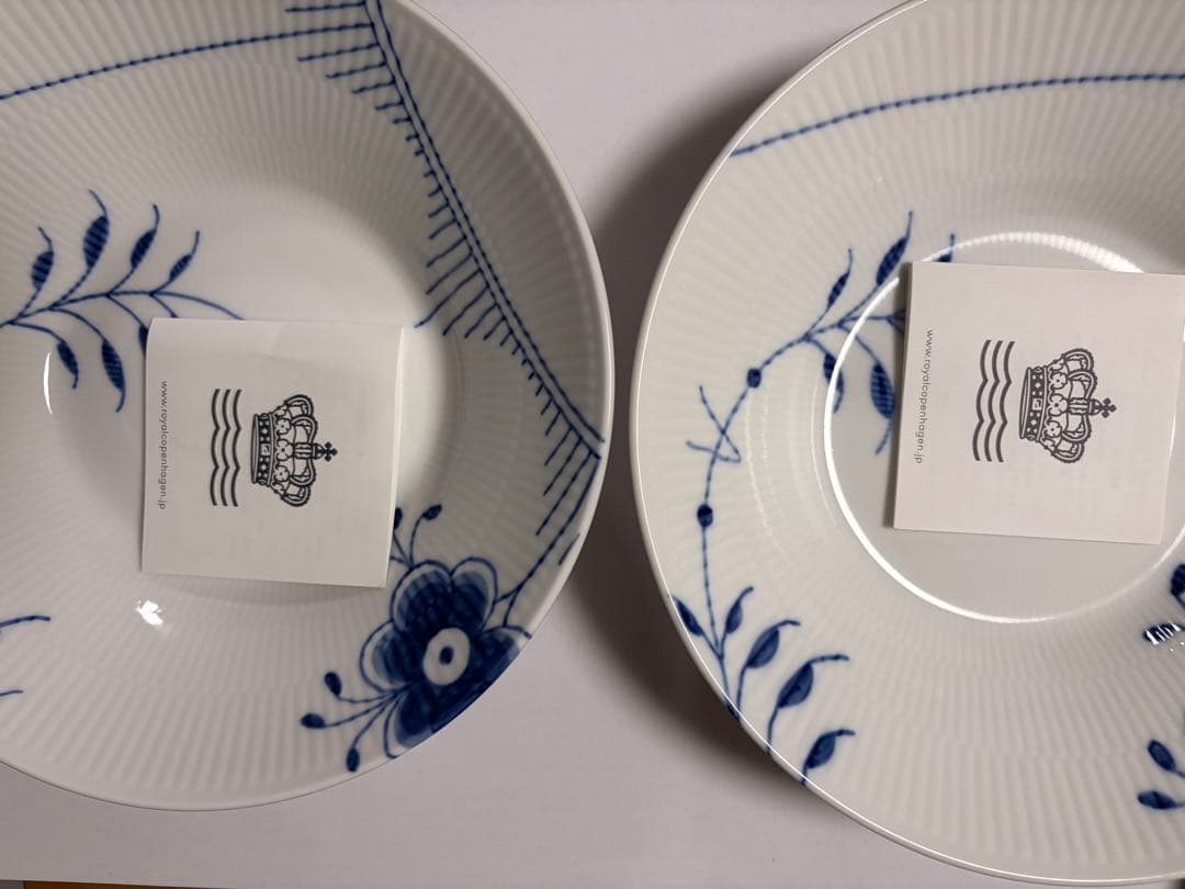 ロイヤルコペンハーゲン ブルーフルーテッド メガ ディーププレート 24cm