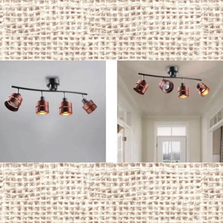 【現品限り☆大特価】お洒落カフェ風❤LEDシーリングライト　リモコン付き