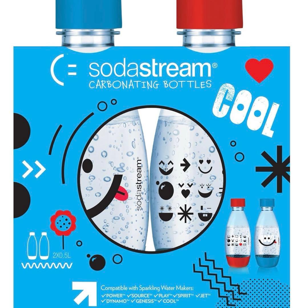 sodastream 炭酸水メーカー 黒　ボトル2本付き