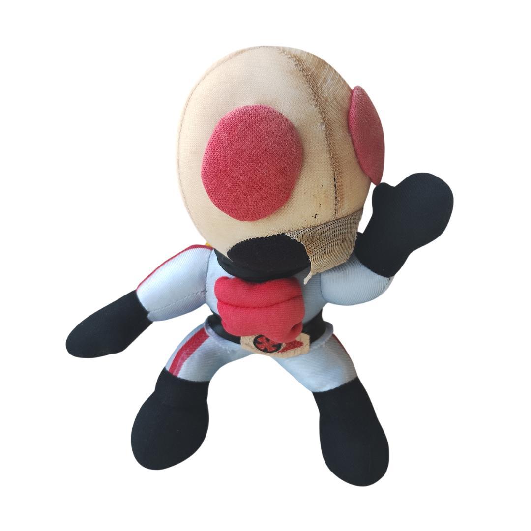 仮面ライダーX 90年代 レトロ ぬいぐるみ 中型 メンテ済
