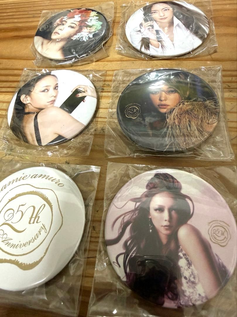 安室奈美恵 25周年 缶マグネット6個セット