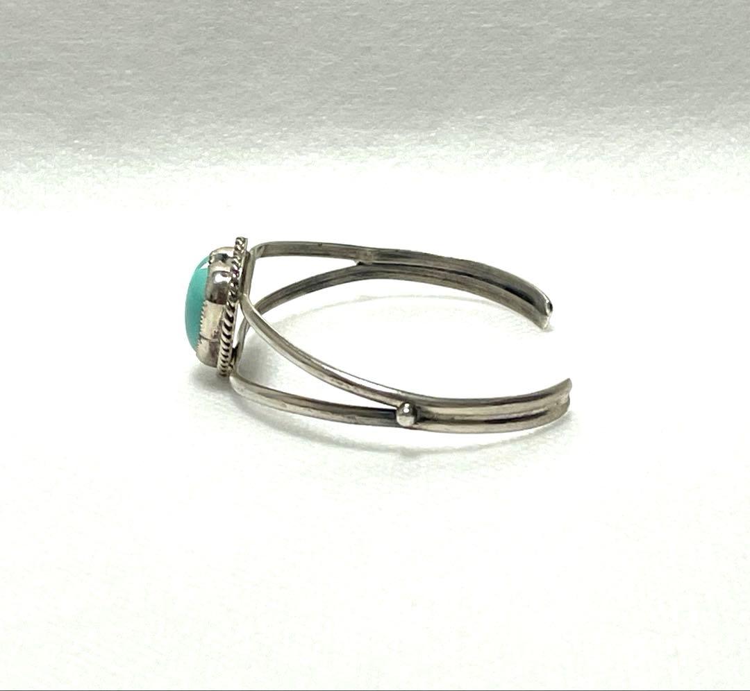 新品　ALICE JOHNSON作　バングル　ハート　ターコイズ　ナバホ