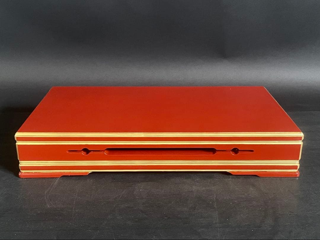 【美品】「母」 池坊 薄盤華盤 大小揃い 共箱 華台 花台 華道 茶道具（い①）