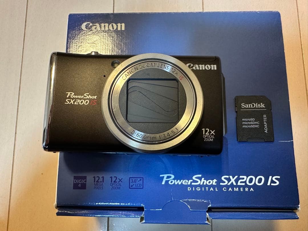 Canon PowerShot SX200 IS 本体　デジタルカメラ