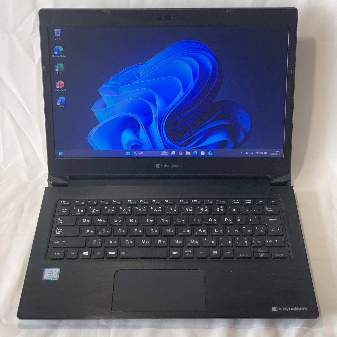 T07C【美品】東芝 13.3型/i5第8世代/16GB/256GB p