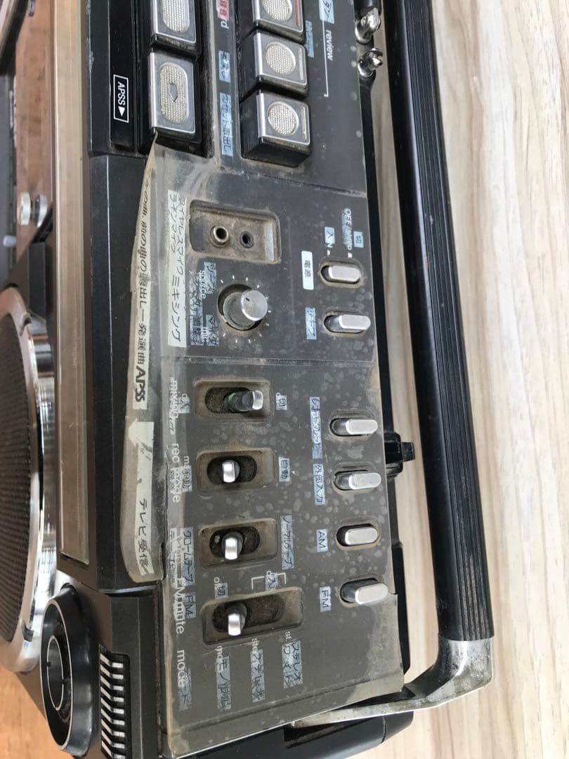 SHARP ラジカセ 昭和レトロ　GF-303SB 動作訳あり(F113)