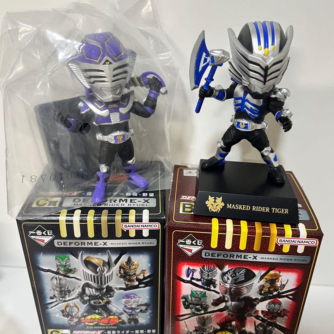 仮面ライダー 龍騎 20th anniversary deforme-x 王蛇他