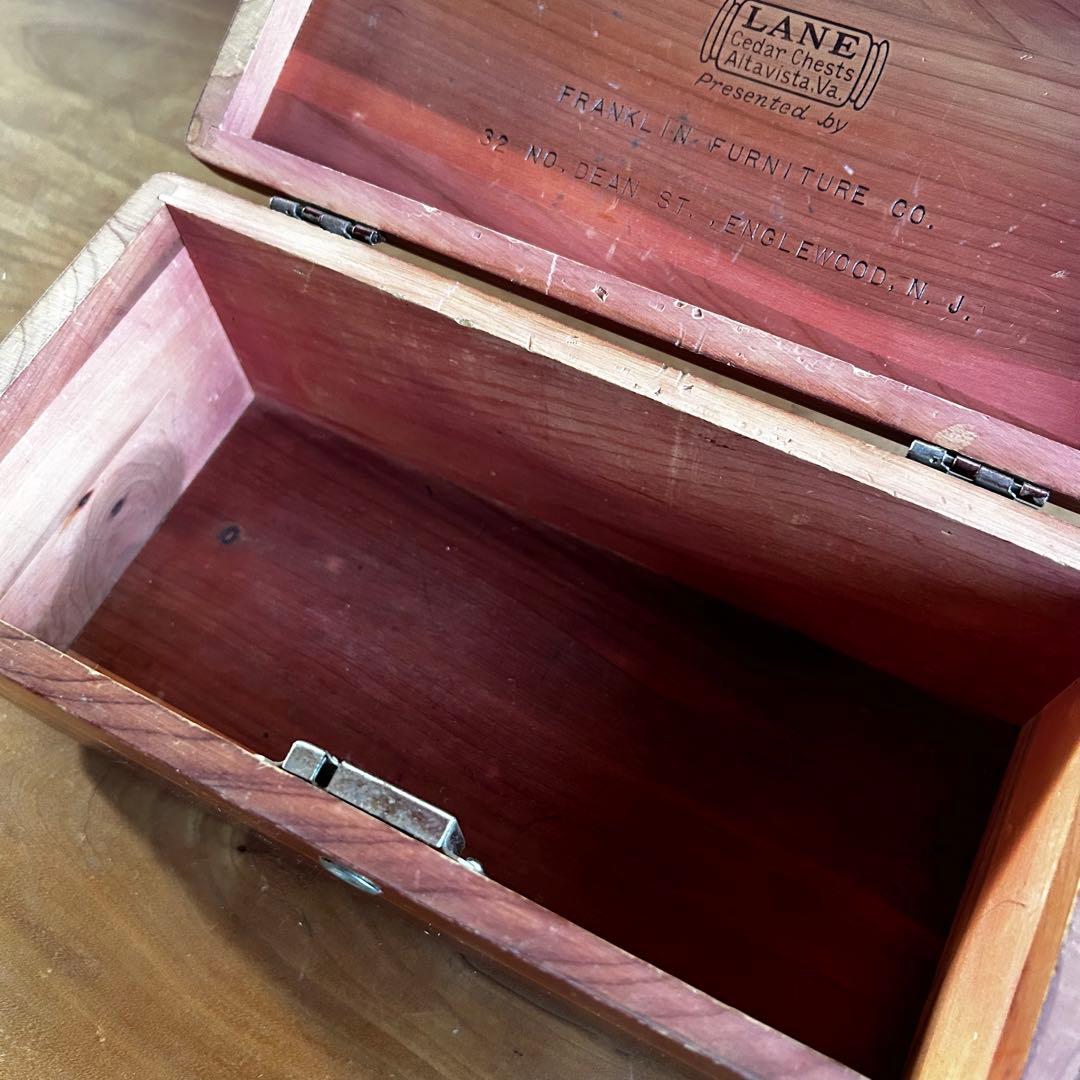 ヴィンテージウッドボックス LANE レーン シダー 収納ボックス 小物入れ