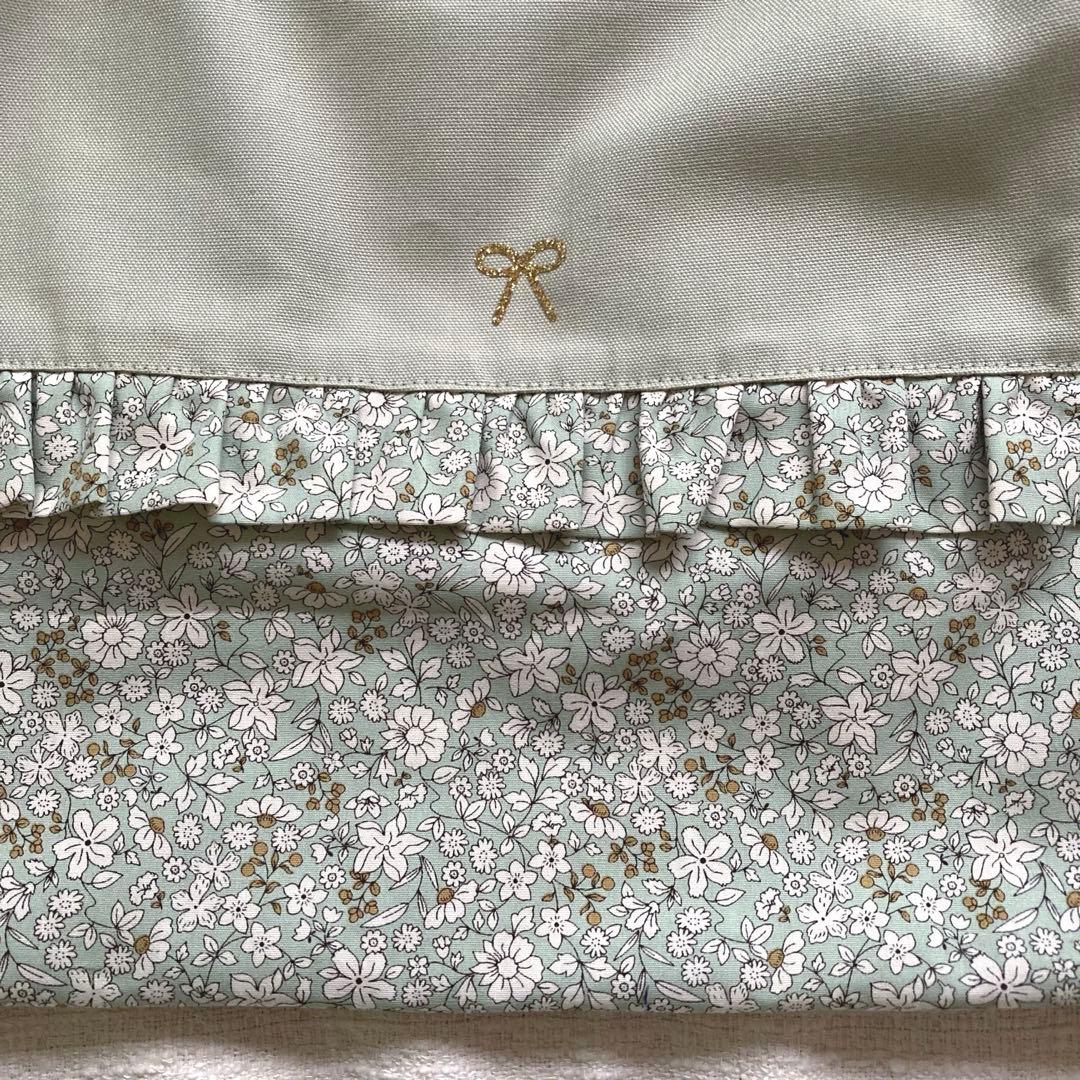 nicoco！レッスンバッグ+上履き袋+体操服袋セット　ピスタチオグリーン