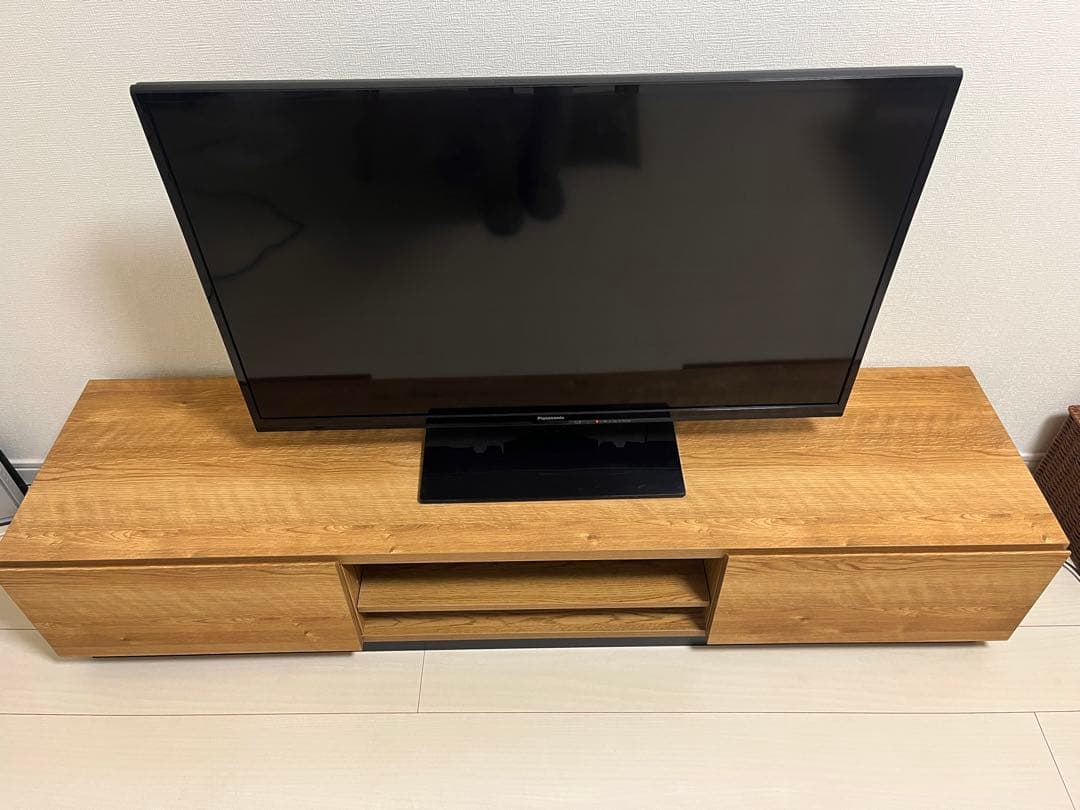 テレビ台　ローボード　引き出し付き　150cm 木目調　リビング収納
