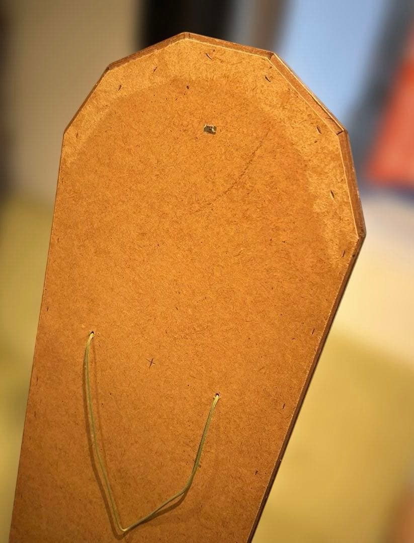 一点もの　木製フレーム　アンティーク風　ウォールミラー（姿見）　132㎝