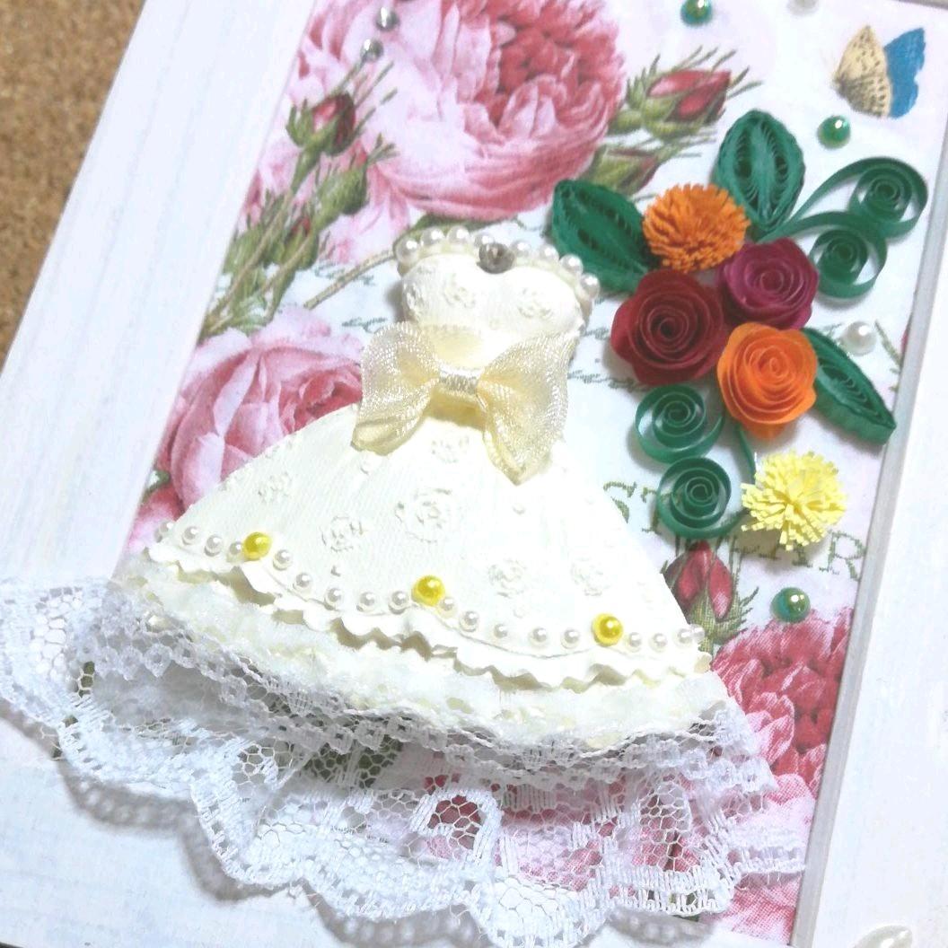 アロマストーン＆ペーパークイリング《イエロードレス》【L⑲】