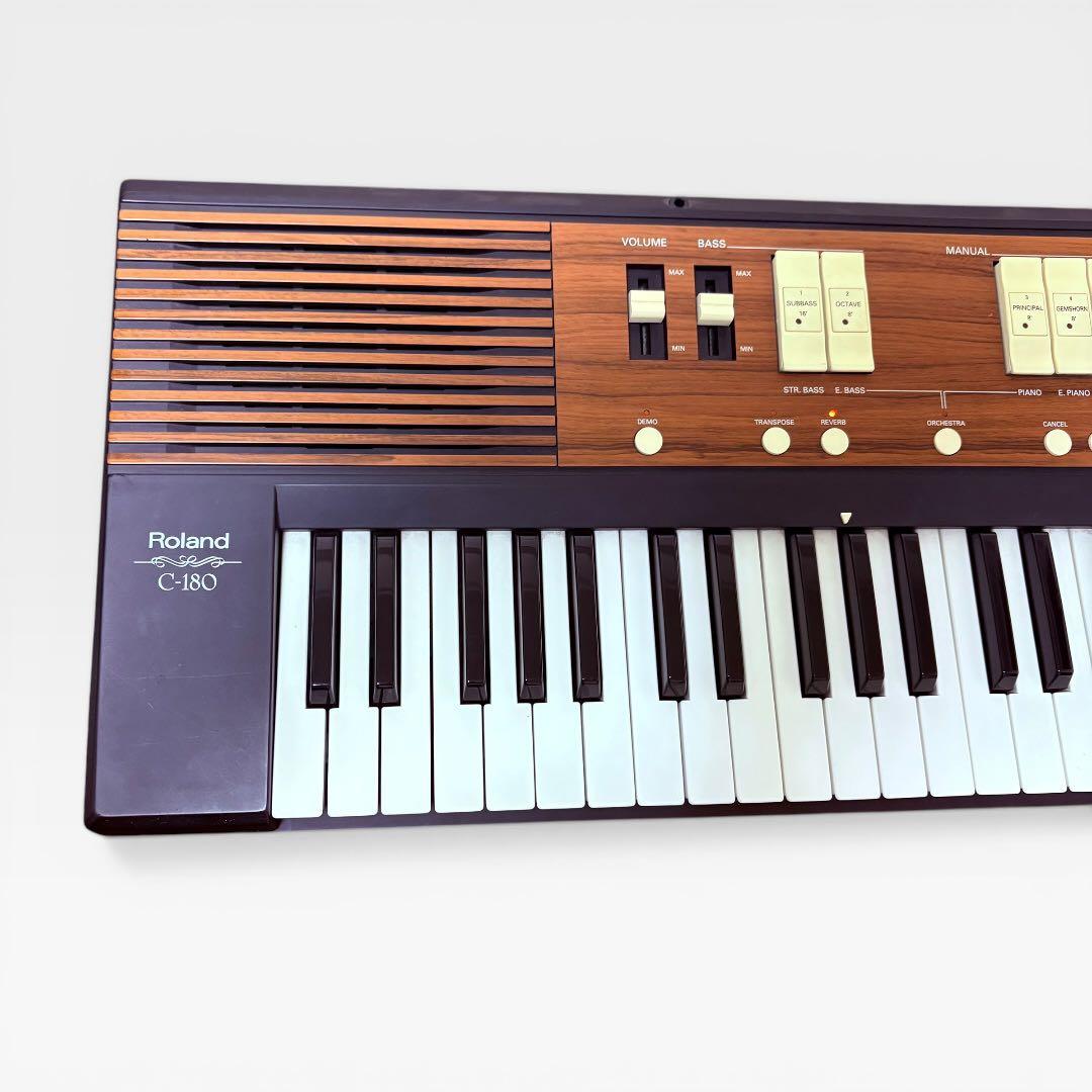 超希少 Roland C-180 電子オルガン 美品 完動品 シンセサイザー