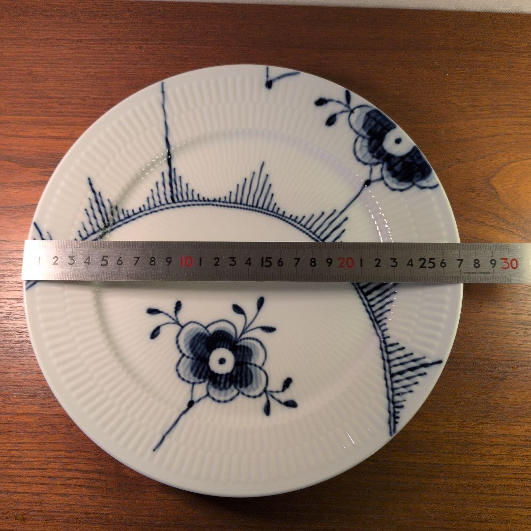 未使用美品　ロイヤルコペンハーゲン　ブルーフルーテッド メガ 口径27cm　大皿