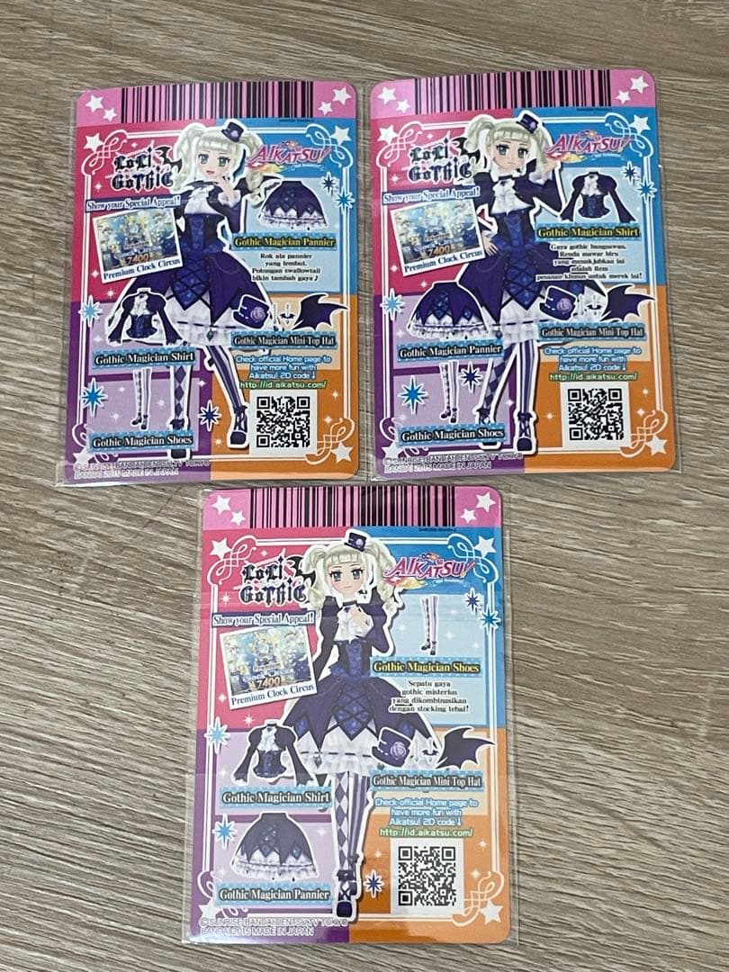 アイカツ！海外版ロリゴシック　ゴスマジック 藤堂ユリカ インドネシア版