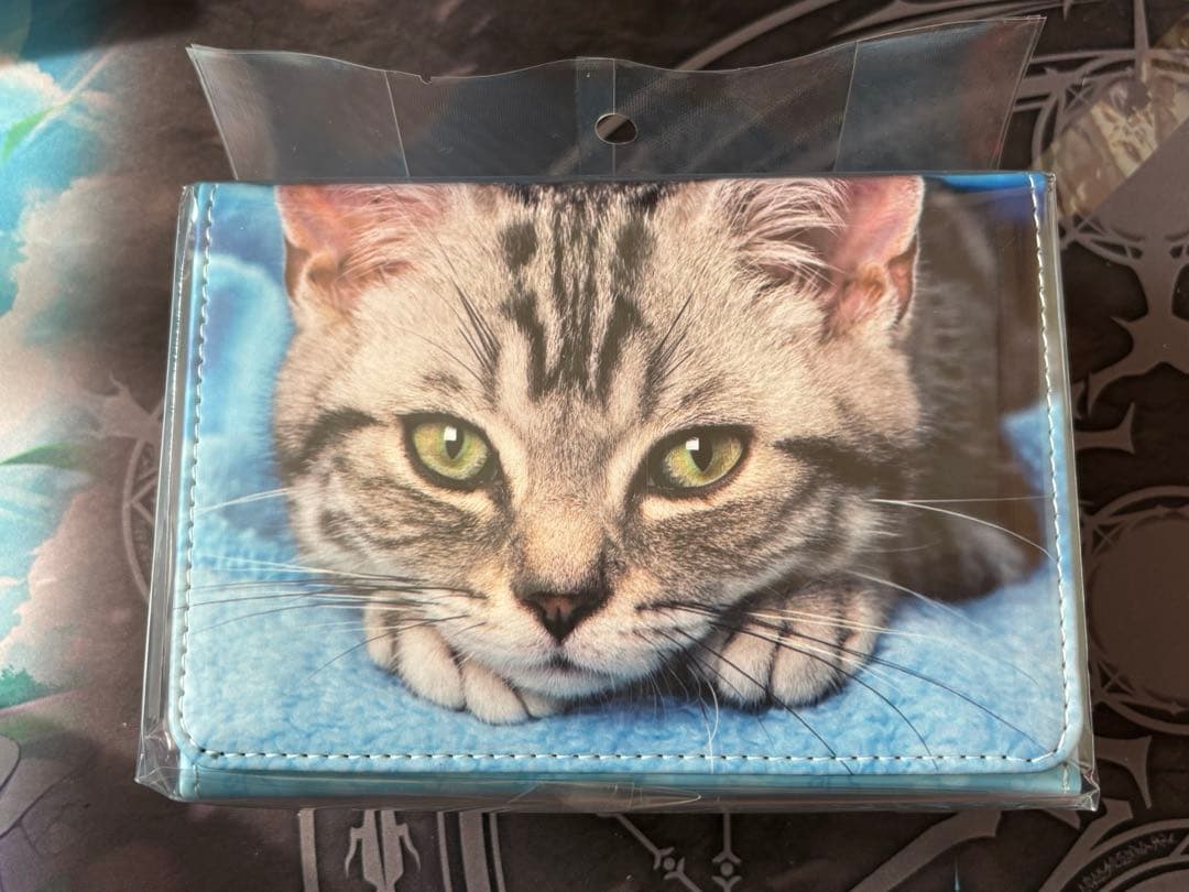 猫コレクション　ブロッコリー　トレカアイテムくじEX　合皮製デッキケースW　A賞