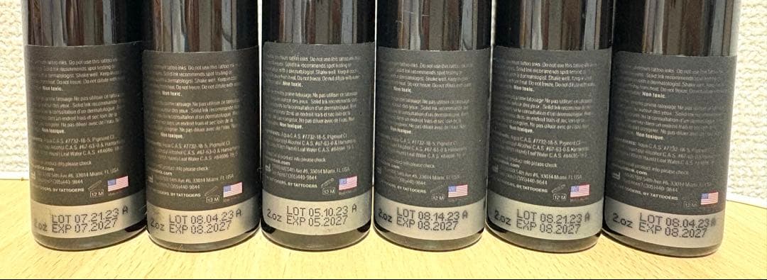 SOLID INK｜BLACK LABEL 6本セット