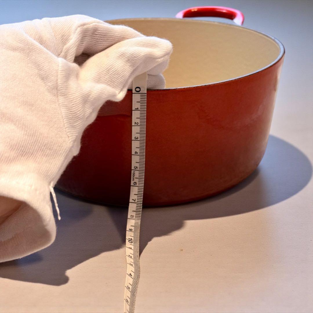 Le Creuset ルクルーゼ 赤 両手鍋 蓋付き