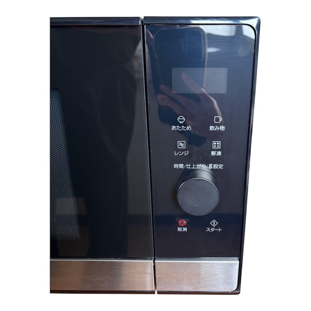 Panasonic 単機能 電子レンジ NE-FL222-K 黒 2023年製