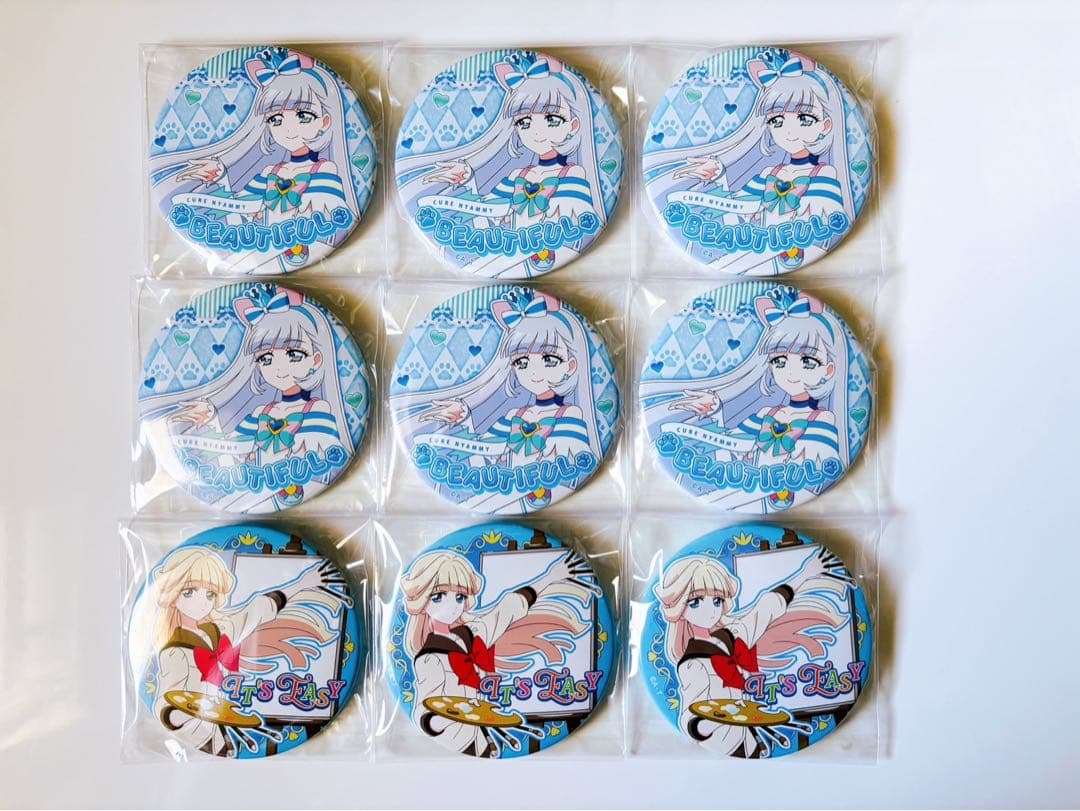 プリキュア トゥインクル缶バッジ11&13 キュアニャミー/猫屋敷ユキ