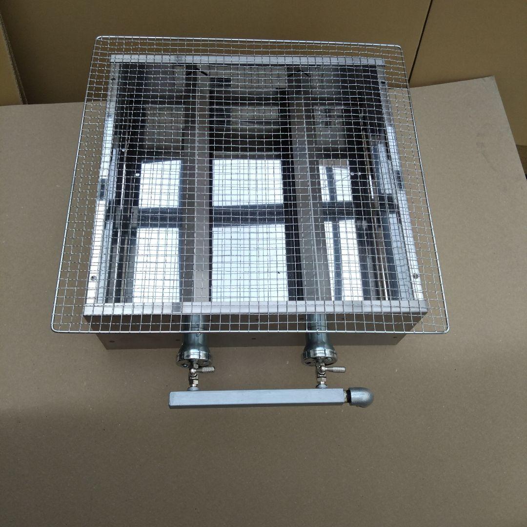 牡蠣小屋 魚介類 海鮮 焼き網 磯焼き ガスグリドル LPG グリラー 幅450