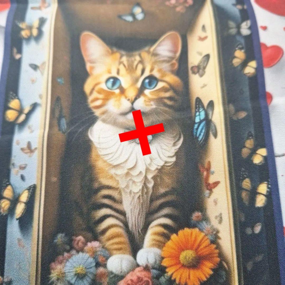 ねこパネル生地　ハンドメイド
