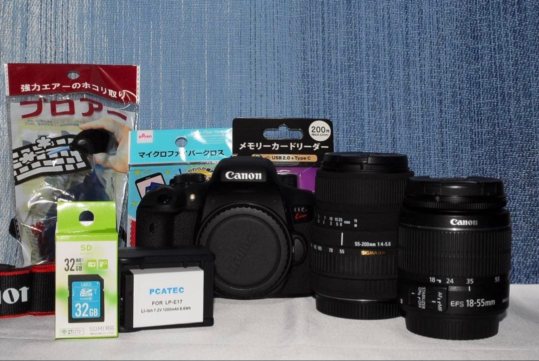 ✨Wi-Fi搭載✨♥️キヤノン EOS Kiss X8i Wレンズ♥️