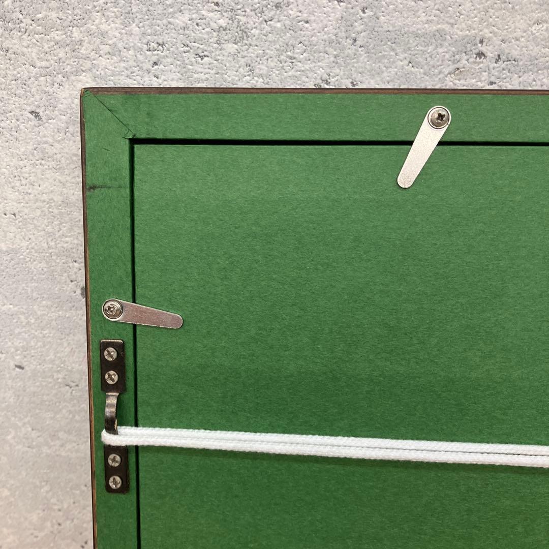 昭和レトロ 西陣織り 縁起物 七福神 刺繍画 額縁 額装 木製フレーム 壁掛け