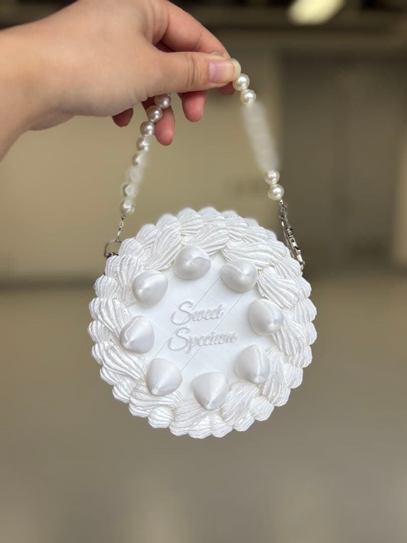 ロリィタ ケーキ型バッグ ピンク ハンドメイド