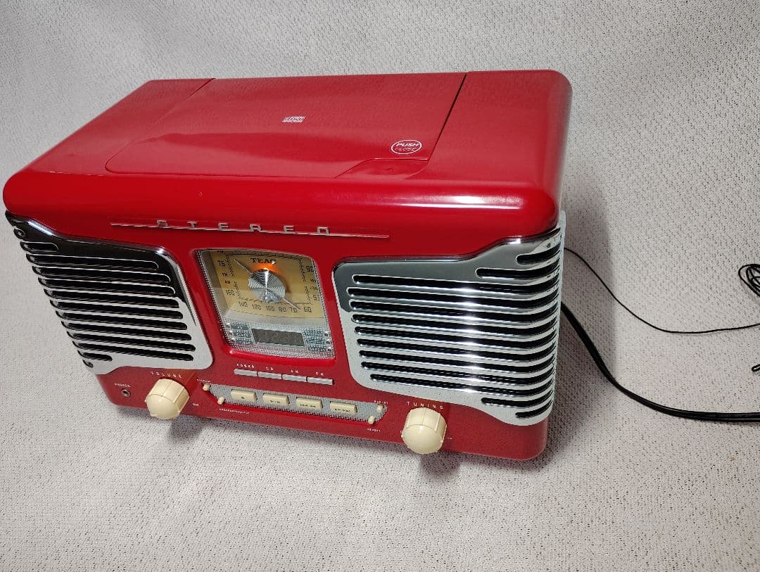 TEAC SL-D80 レトロ調　CDプレーヤー　ラジオ