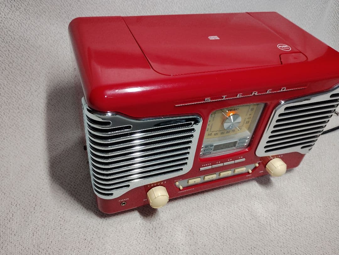 TEAC SL-D80 レトロ調　CDプレーヤー　ラジオ