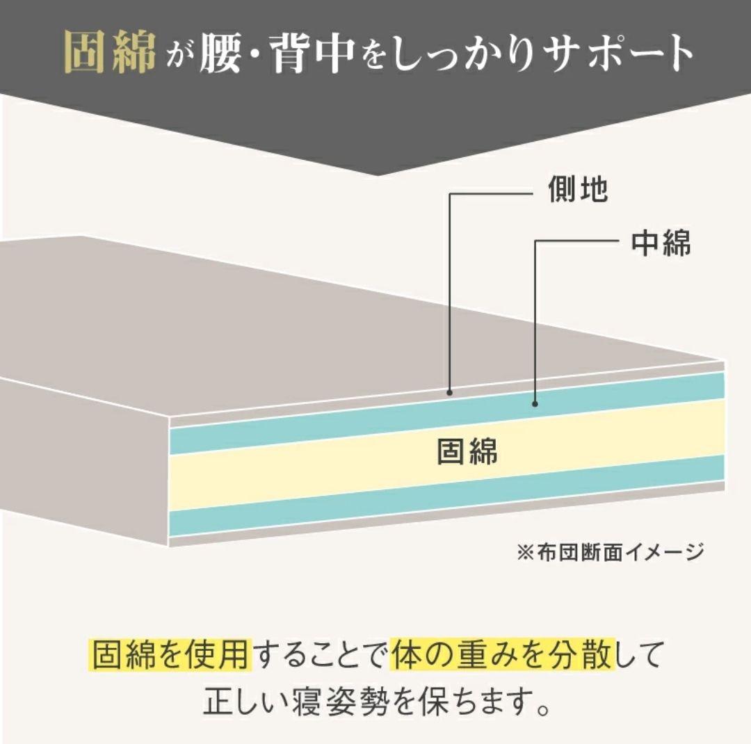 関家具 ファミリー敷布団 日本製 国産 220×200㎝