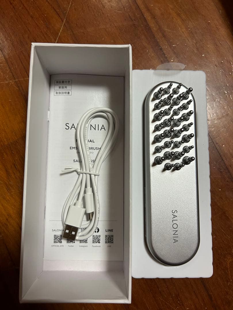 ボディ・フェイスケア SALONIA EMS LIFT BRUSH
