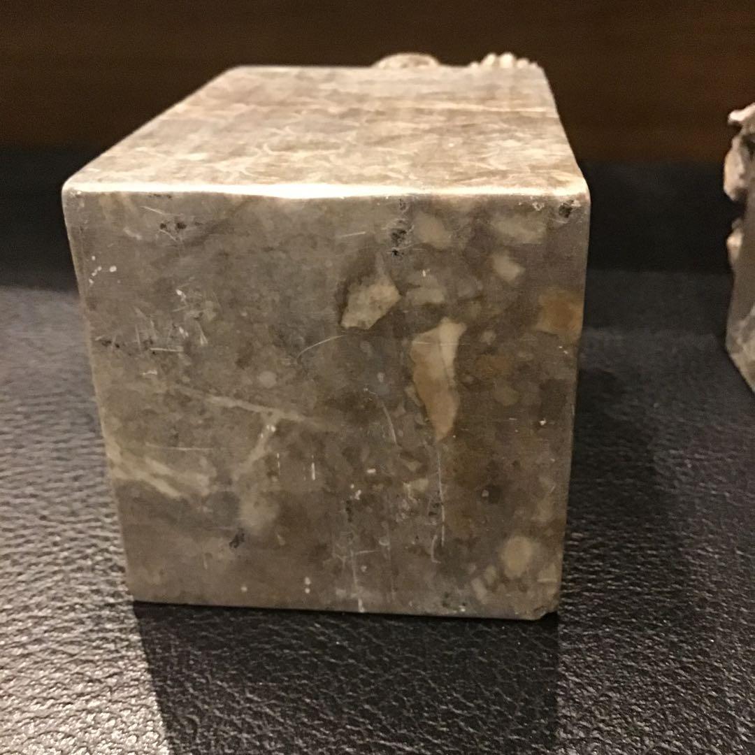 西冷印社　古印材　一対　②