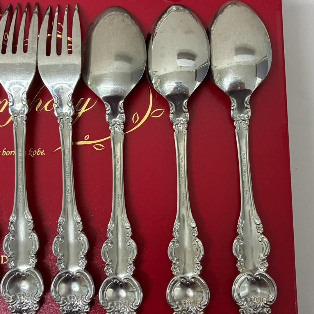 カトラリーセット　5人分　ナイフ、フォーク、スプーン各5本