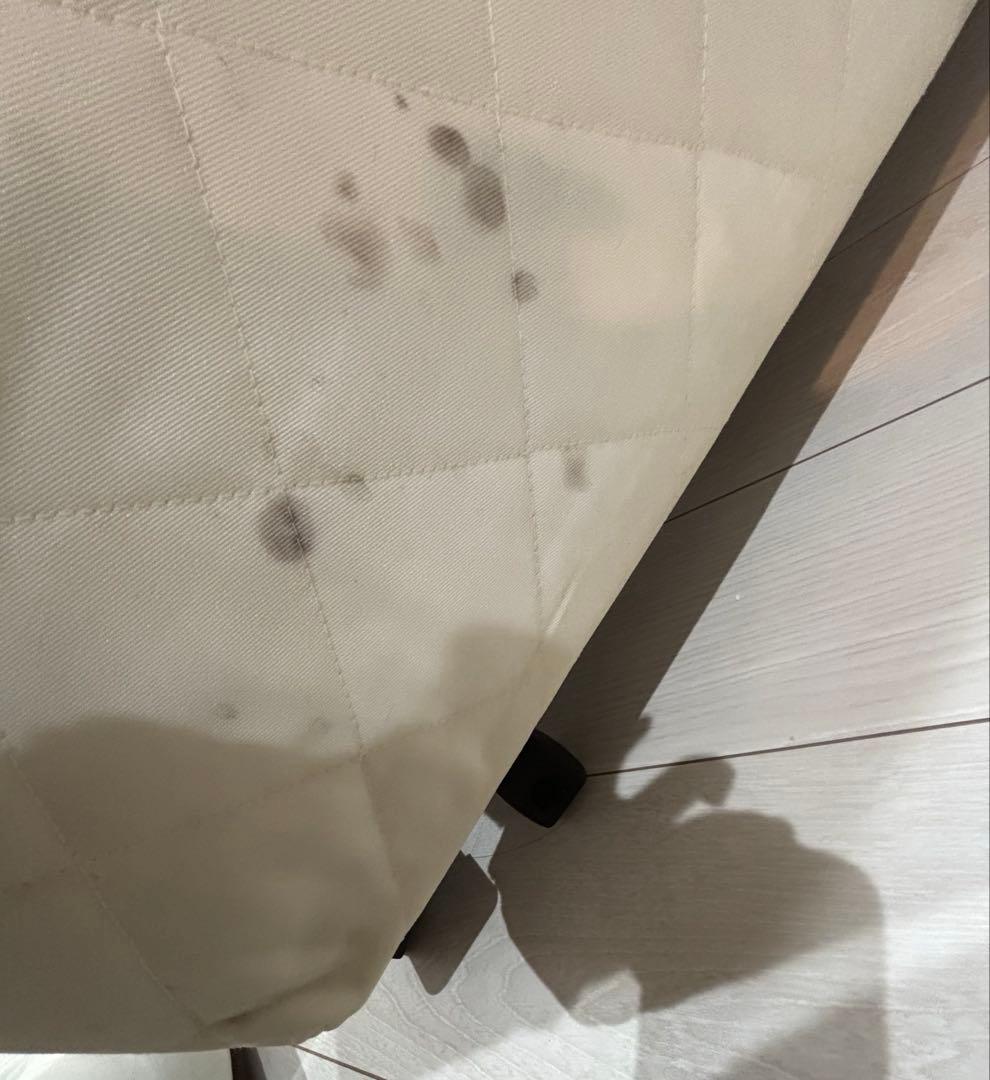 折りたたみベッド 180cm ×85cm ※黒カビ、黄ばみあり