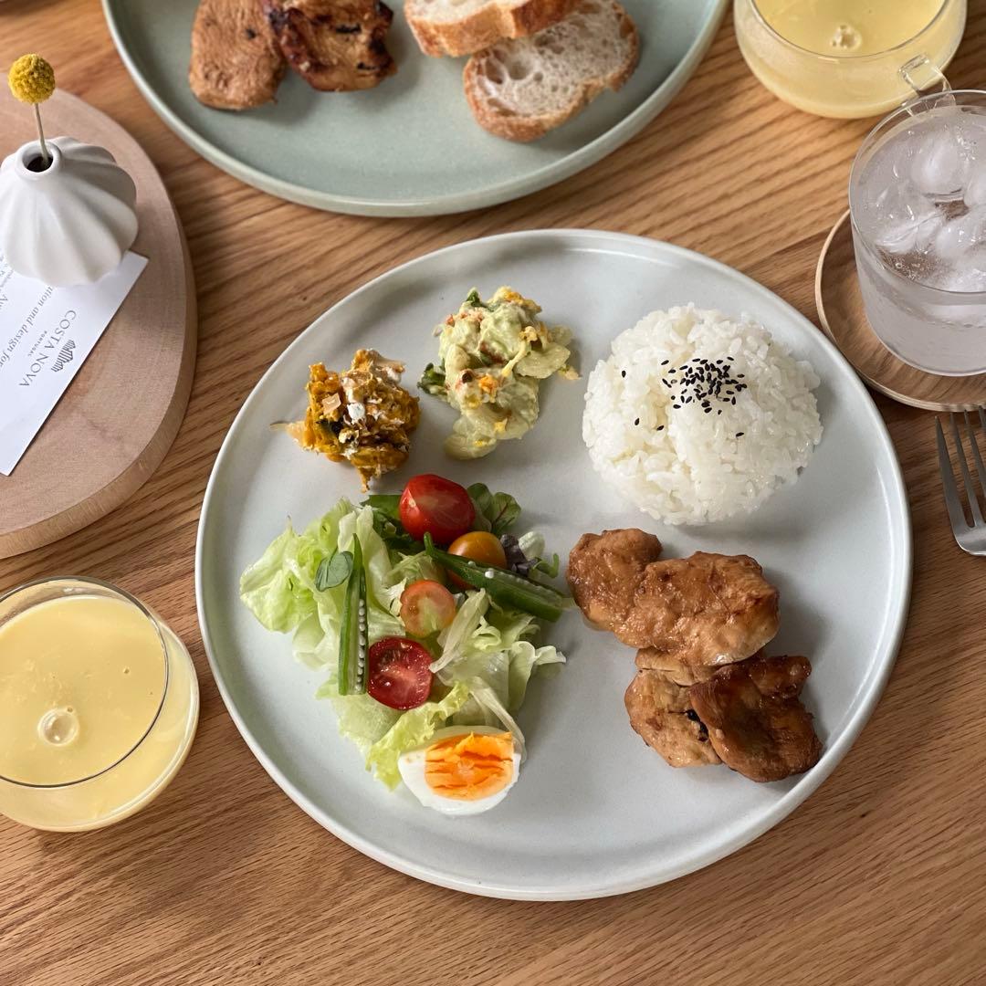 コスタノバ　レドンダ　ラウンドプレート2枚