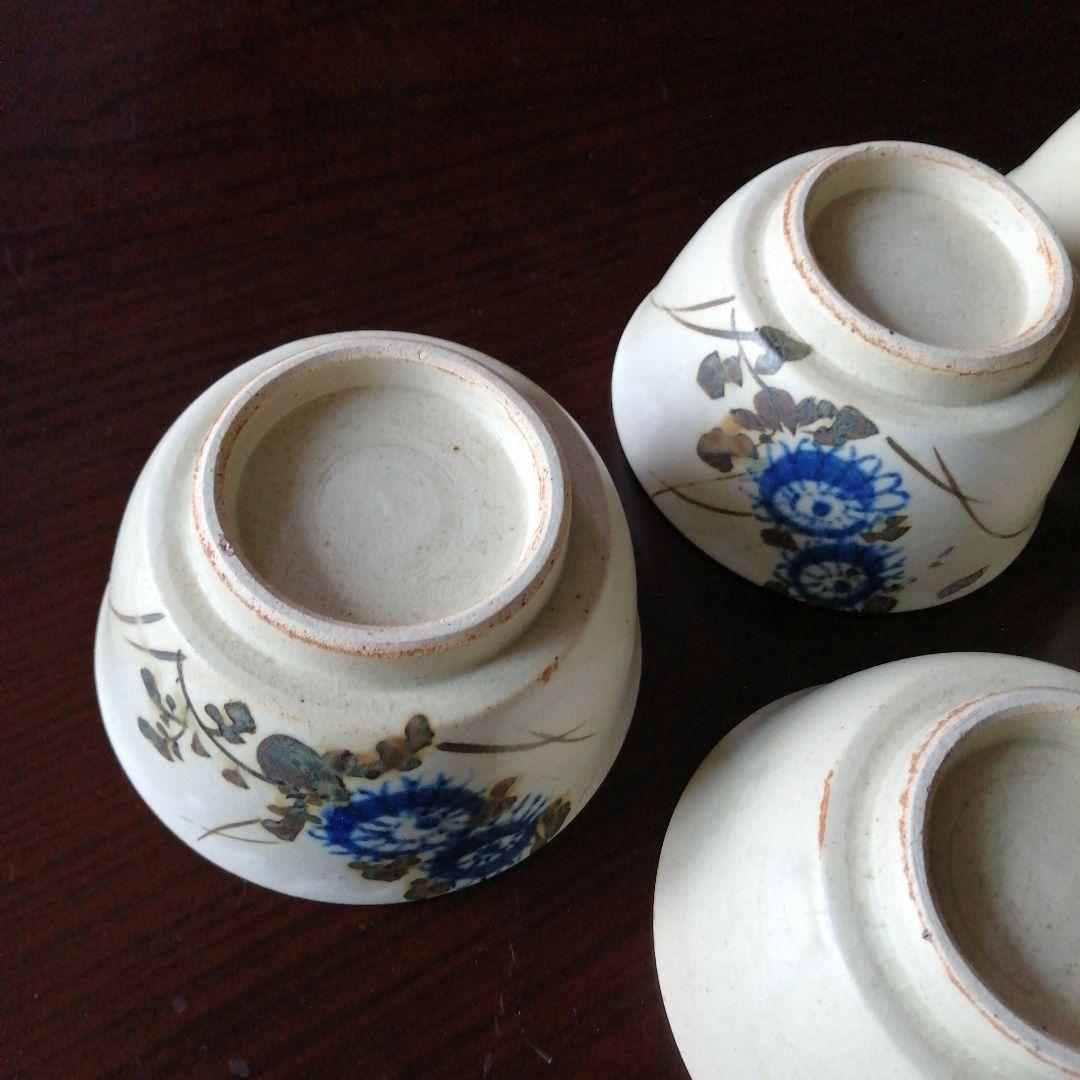 京焼　乾山手向付　5客　11.3cm　昭和初期～中期