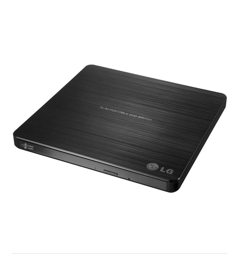 LG スリムポータブルDVDライター ブラック